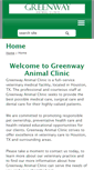 Mobile Screenshot of greenwayanimalclinic.com